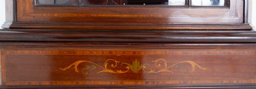 MAHOGANY SHERATON REVIVAL CORNER CABINET - ADDITIONAL PHOTO 1