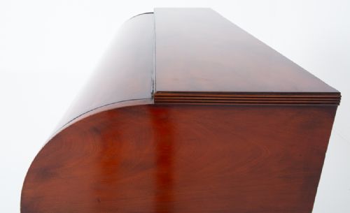 IMPRESSIVE WILLIAM IV MAHOGANY CYLINDER DESK - ADDITIONAL PHOTO 10