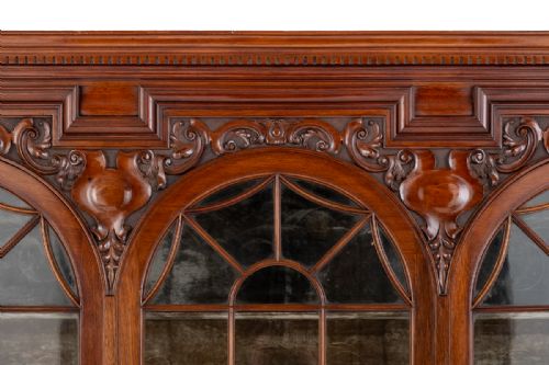 MAHOGANY ARTS AND CRAFTS SIDE CABINET - ADDITIONAL PHOTO 3