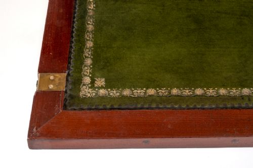 GOOD QUALITY FRENCH MAHOGANY ESCRITOIRE - ADDITIONAL PHOTO 1