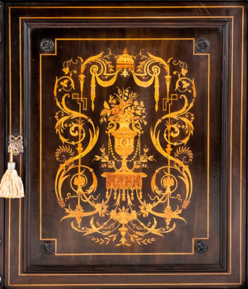 FRENCH MARQUETRY PIER CABINET - ADDITIONAL PHOTO 1