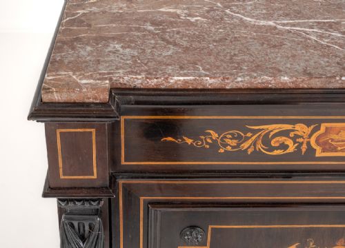 FRENCH MARQUETRY PIER CABINET - ADDITIONAL PHOTO 2