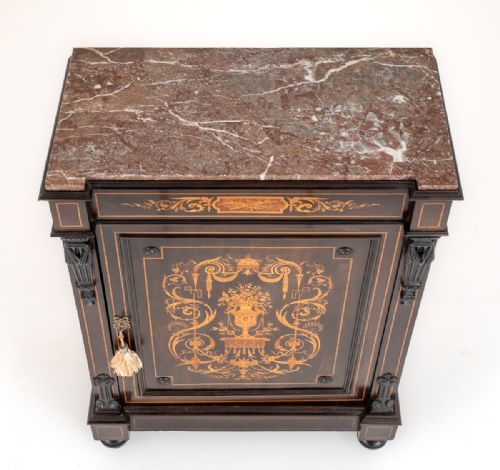 FRENCH MARQUETRY PIER CABINET - ADDITIONAL PHOTO 7