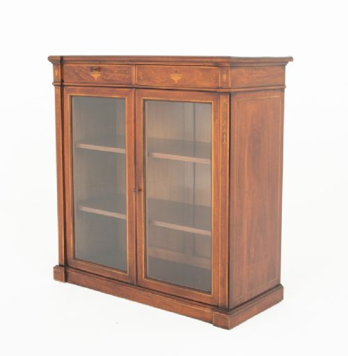 Mahogany Sheraton Revival 2 Door Side Cabinet