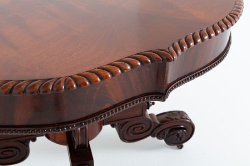 MAHOGANY FRENCH CENTRE TABLE - ADDITIONAL PHOTO 1
