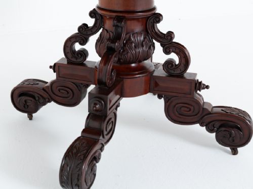 MAHOGANY FRENCH CENTRE TABLE - ADDITIONAL PHOTO 2