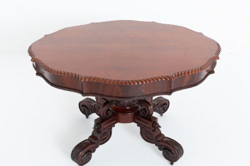 MAHOGANY FRENCH CENTRE TABLE - ADDITIONAL PHOTO 6