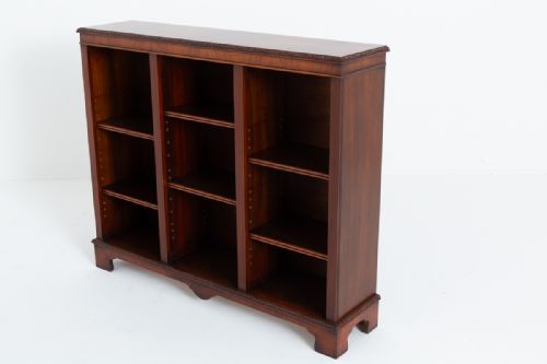 Mahogany Open Bookcase