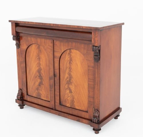 Victorian Mahogany 2 Door Side Cabinet