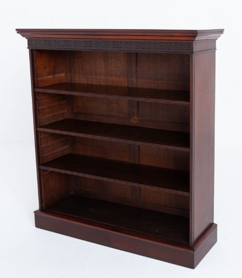 Georgian Mahogany Open Bookcase