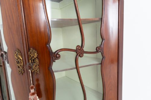 AMAZING FRENCH MAHOGANY CORNER CABINET - ADDITIONAL PHOTO 10