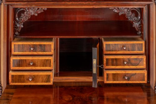 BIEDERMEIER MAHOGANY ESCRITOIRE - ADDITIONAL PHOTO 2