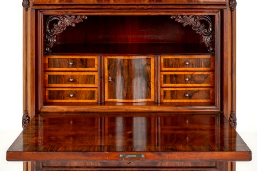 BIEDERMEIER MAHOGANY ESCRITOIRE - ADDITIONAL PHOTO 3