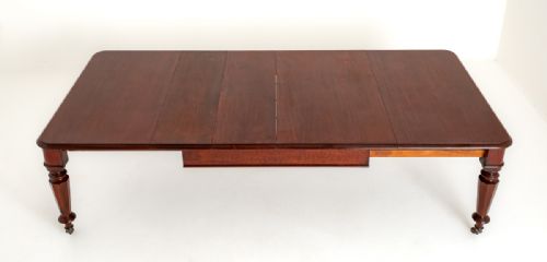 10 12 SEAT WILLIAM IV MAHOGANY EXTENDING DINING - ADDITIONAL PHOTO 5