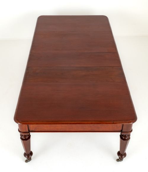 10 12 SEAT WILLIAM IV MAHOGANY EXTENDING DINING - ADDITIONAL PHOTO 6