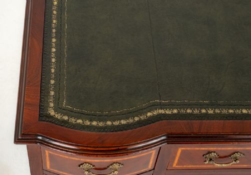 SHERATON REVIVAL MAHOGANY WRITING DESK - ADDITIONAL PHOTO 6