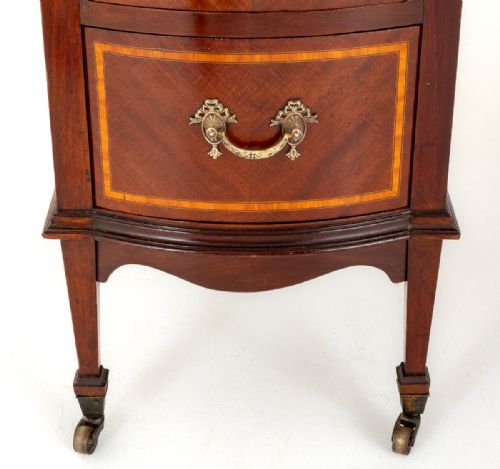 SHERATON REVIVAL MAHOGANY WRITING DESK - ADDITIONAL PHOTO 5