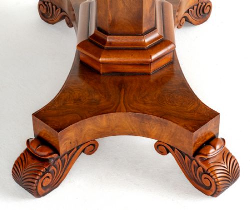 fig 1. Superb Extending Walnut Dining Table