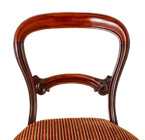 SET OF 8 EARLY VICTORIAN DINING CHAIRS - ADDITIONAL PHOTO 7