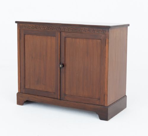 MAHOGANY GEORGIAN REVIVAL SIDE CABINET