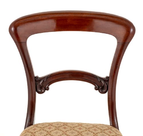 SET OF 6 MAHOGANY VICTORIAN DINING CHAIRS - ADDITIONAL PHOTO 2