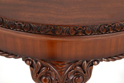 MAHOGANY QUEEN ANNE STYLE GAMES TABLE - ADDITIONAL PHOTO 1