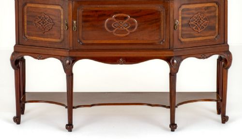 GOOD QUALITY MAHOGANY DISPLAY CABINET - ADDITIONAL PHOTO 2