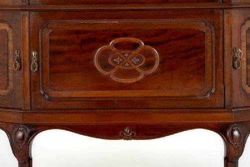 GOOD QUALITY MAHOGANY DISPLAY CABINET - ADDITIONAL PHOTO 3