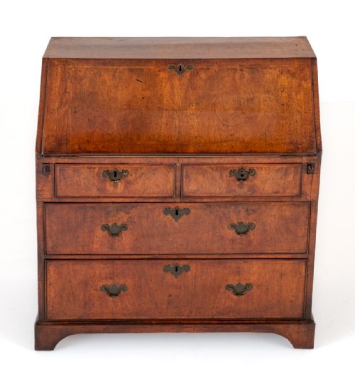 GEORGE I WALNUT BUREAU - ADDITIONAL PHOTO 1