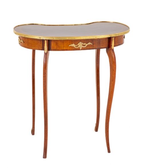 A RATHER PRETTY FRENCH MAHOGANY OCCASIONAL TABLE - ADDITIONAL PHOTO 6