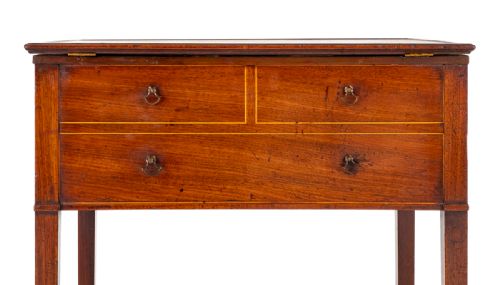 REGENCY MAHOGANY READING TABLE - ADDITIONAL PHOTO 1