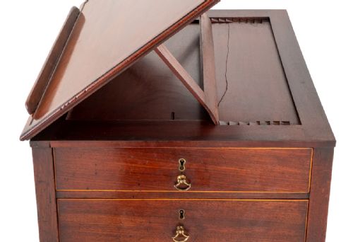 REGENCY MAHOGANY READING TABLE - ADDITIONAL PHOTO 4