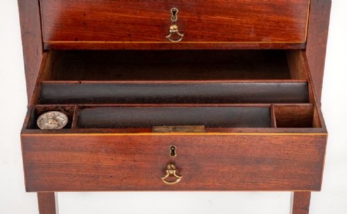 REGENCY MAHOGANY READING TABLE - ADDITIONAL PHOTO 6