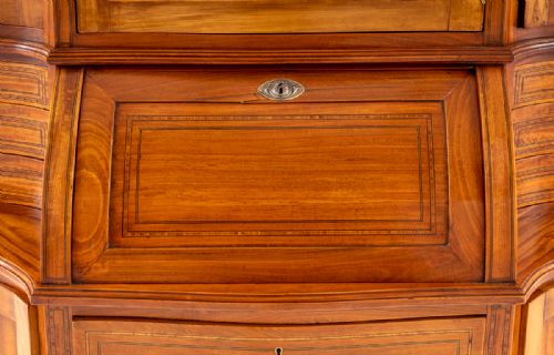 STUNNING SATINWOOD BUREAU CABINET - ADDITIONAL PHOTO 2