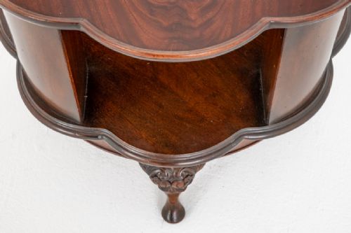 MAHOGANY REVOLVING BOOKCASE - ADDITIONAL PHOTO 3