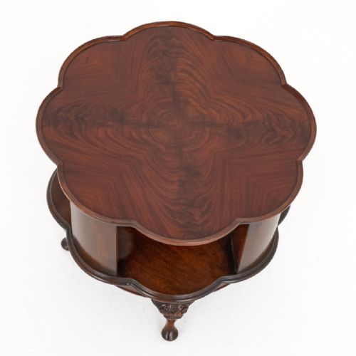 MAHOGANY REVOLVING BOOKCASE - ADDITIONAL PHOTO 4