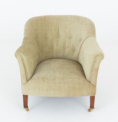 Late Victorian Upholstered Club Chair