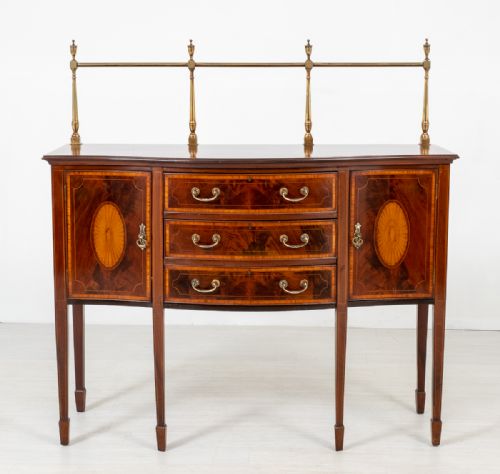SUPERB SHERATON REVIVAL MAHOGANY SIDEBOARD - ADDITIONAL PHOTO 8