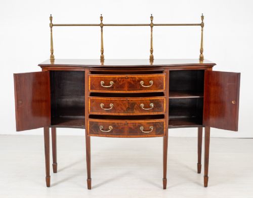 SUPERB SHERATON REVIVAL MAHOGANY SIDEBOARD - ADDITIONAL PHOTO 6