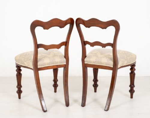 PAIR OF MAHOGANY WILLIAM IV SIDE CHAIRS - ADDITIONAL PHOTO 2