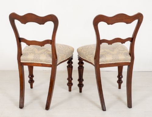 PAIR OF MAHOGANY WILLIAM IV SIDE CHAIRS - ADDITIONAL PHOTO 3