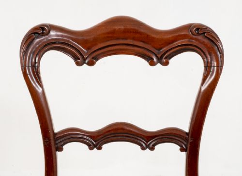 PAIR OF MAHOGANY WILLIAM IV SIDE CHAIRS - ADDITIONAL PHOTO 6