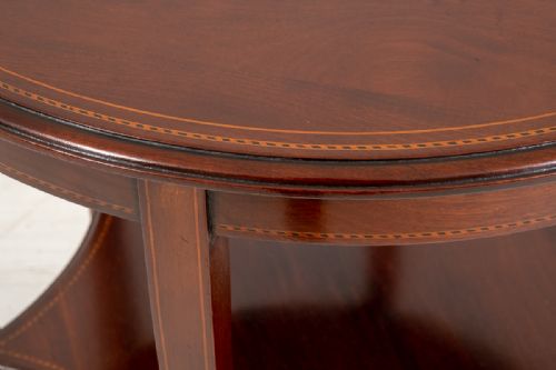 SHERATON REVIVAL MAHOGANY CENTRE TABLE - ADDITIONAL PHOTO 1