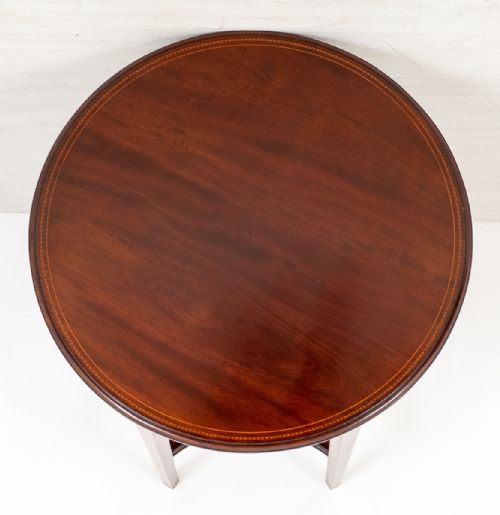 SHERATON REVIVAL MAHOGANY CENTRE TABLE - ADDITIONAL PHOTO 4