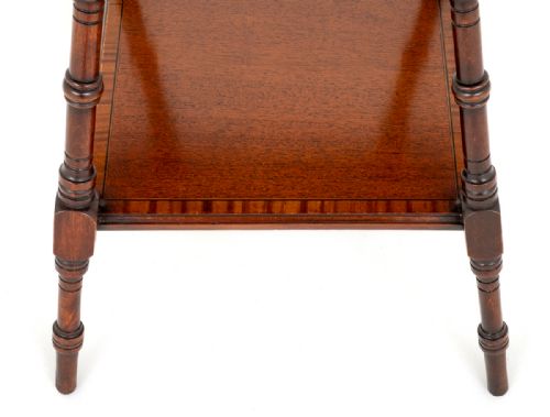 SHERATON REVIVAL MAHOGANY OCCASIONAL TABLE - ADDITIONAL PHOTO 5