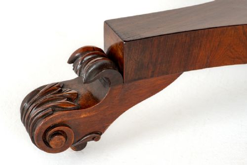 WILLIAM IV ROSEWOOD CENTRE TABLE - ADDITIONAL PHOTO 4