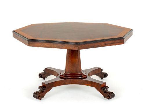 WILLIAM IV ROSEWOOD CENTRE TABLE - ADDITIONAL PHOTO 1