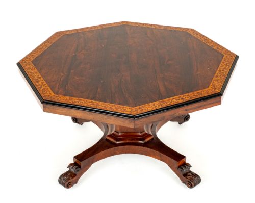 WILLIAM IV ROSEWOOD CENTRE TABLE - ADDITIONAL PHOTO 2