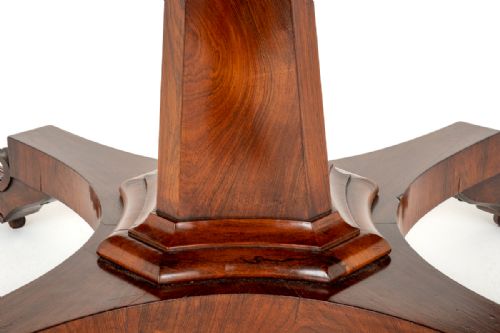 WILLIAM IV ROSEWOOD CENTRE TABLE - ADDITIONAL PHOTO 5