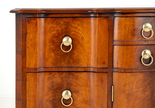 QUEEN ANNE STYLE WALNUT SIDE CABINET - ADDITIONAL PHOTO 1
